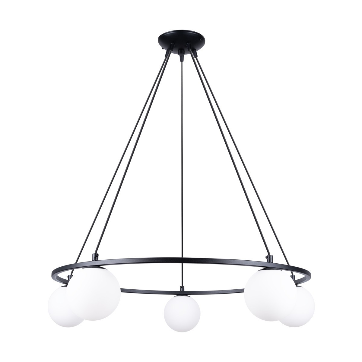 Żyrandol YOLI kolor czarny SOLLUX LIGHTING polska produkcja