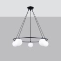 Żyrandol YOLI kolor czarny SOLLUX LIGHTING polska produkcja