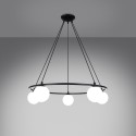 Żyrandol YOLI kolor czarny SOLLUX LIGHTING polska produkcja