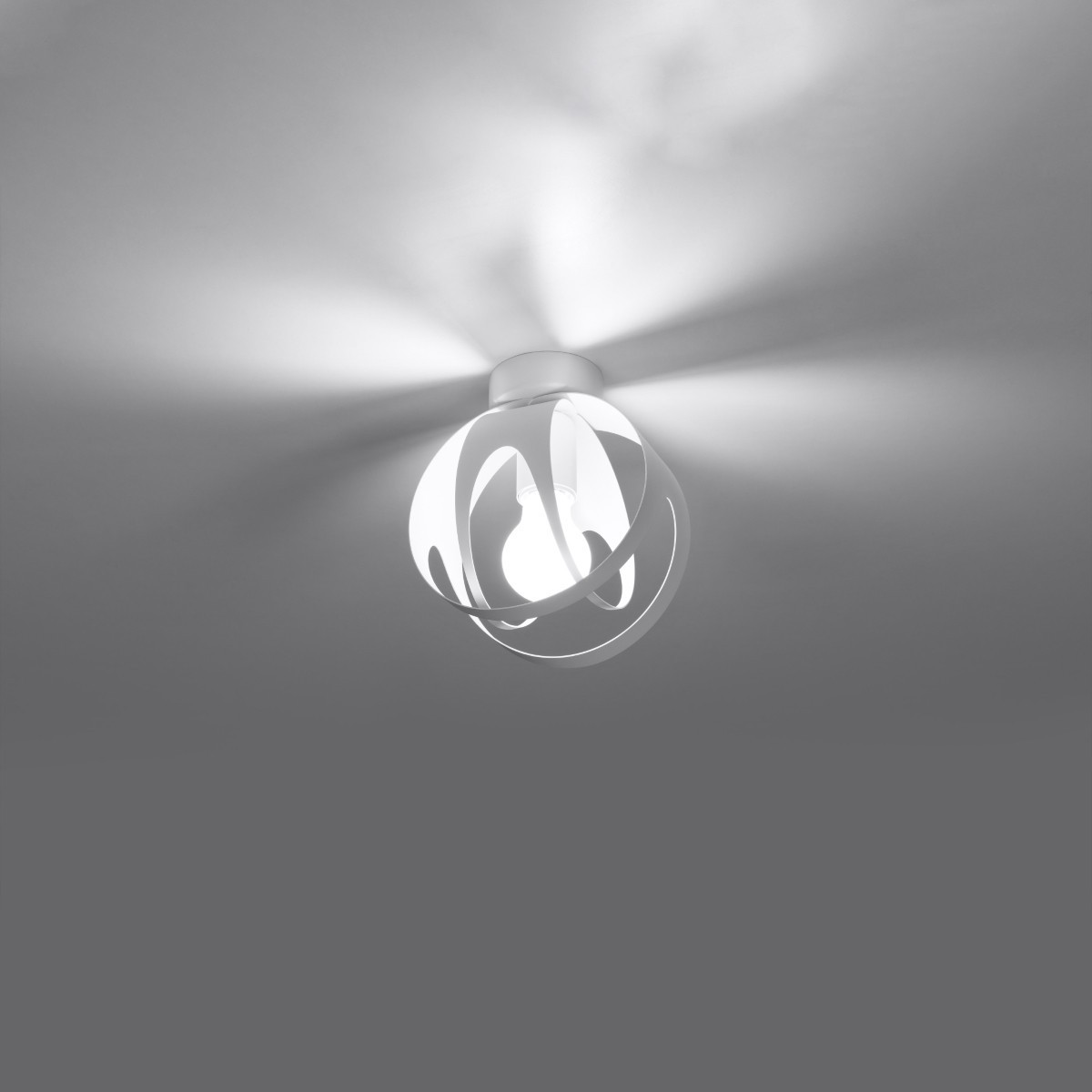 Plafon TULOS kolor biały SOLLUX LIGHTING polska produkcja