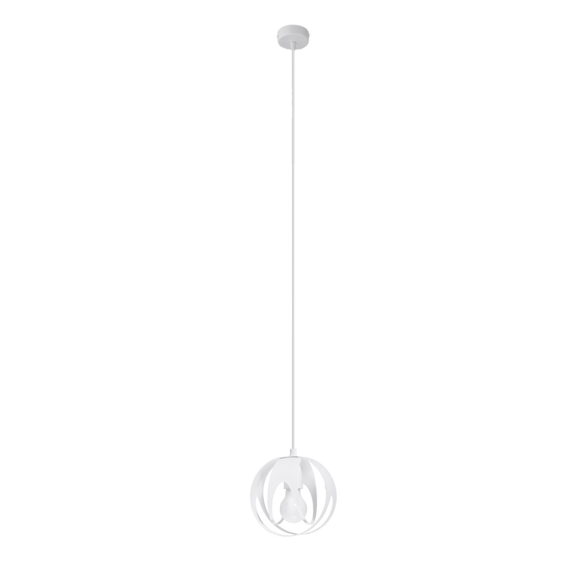 Lampa wisząca TULOS kolor biały SOLLUX LIGHTING polska produkcja
