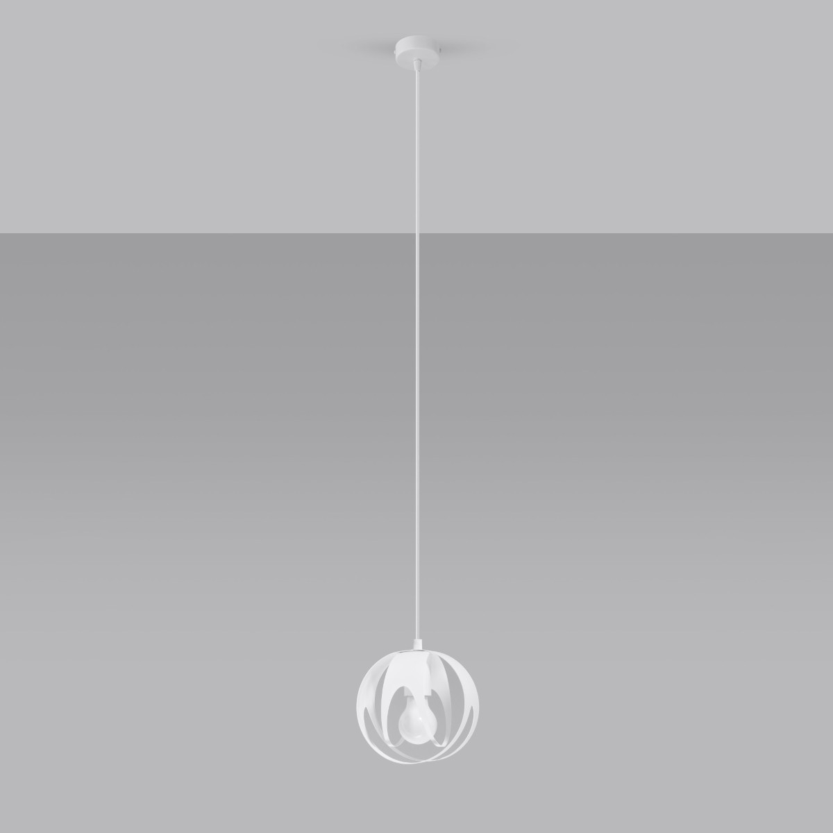 Lampa wisząca TULOS kolor biały SOLLUX LIGHTING polska produkcja