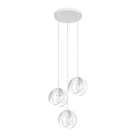 Lampa wisząca TULOS kolor biały SOLLUX LIGHTING polska produkcja