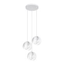 Lampa wisząca TULOS kolor biały SOLLUX LIGHTING polska produkcja