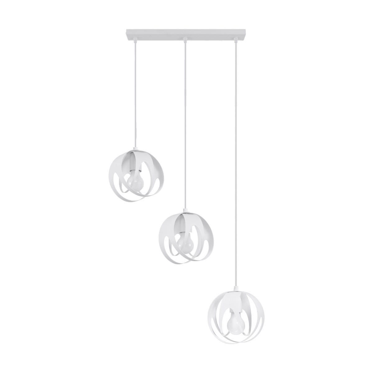 Lampa wisząca TULOS kolor biały SOLLUX LIGHTING polska produkcja