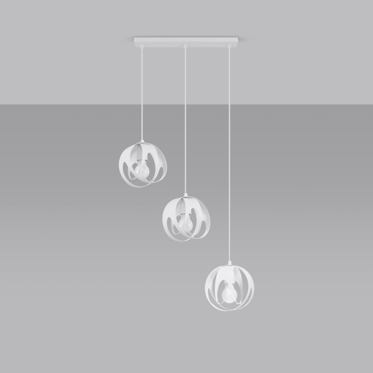 Lampa wisząca TULOS kolor biały SOLLUX LIGHTING polska produkcja