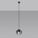 Lampa wisząca TULOS kolor czarny SOLLUX LIGHTING polska produkcja