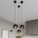 Lampa wisząca TULOS kolor czarny SOLLUX LIGHTING polska produkcja