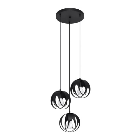 Lampa wisząca TULOS kolor czarny SOLLUX LIGHTING polska produkcja
