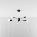Żyrandol LANGO kolor czarny SOLLUX LIGHTING polska produkcja