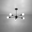 Żyrandol LANGO kolor czarny SOLLUX LIGHTING polska produkcja