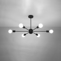 Żyrandol LANGO kolor czarny SOLLUX LIGHTING polska produkcja