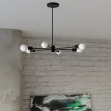 Żyrandol LANGO kolor czarny SOLLUX LIGHTING polska produkcja