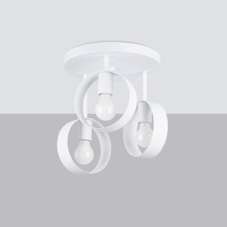 Plafon TITRAN kolor biały SOLLUX LIGHTING polska produkcja