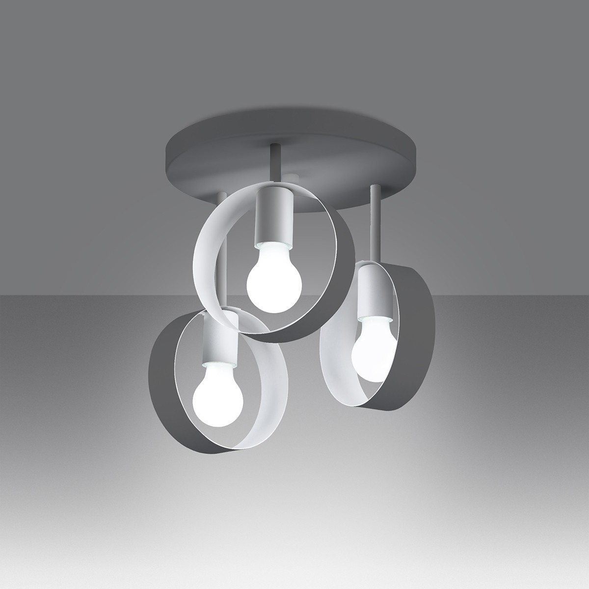 Plafon TITRAN kolor biały SOLLUX LIGHTING polska produkcja