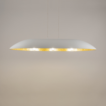 lampa wisząca Gondola kolor biały / złoty polska produkcja