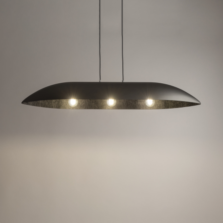 lampa wisząca Gondola kolor srebrny / czarny polska produkcja