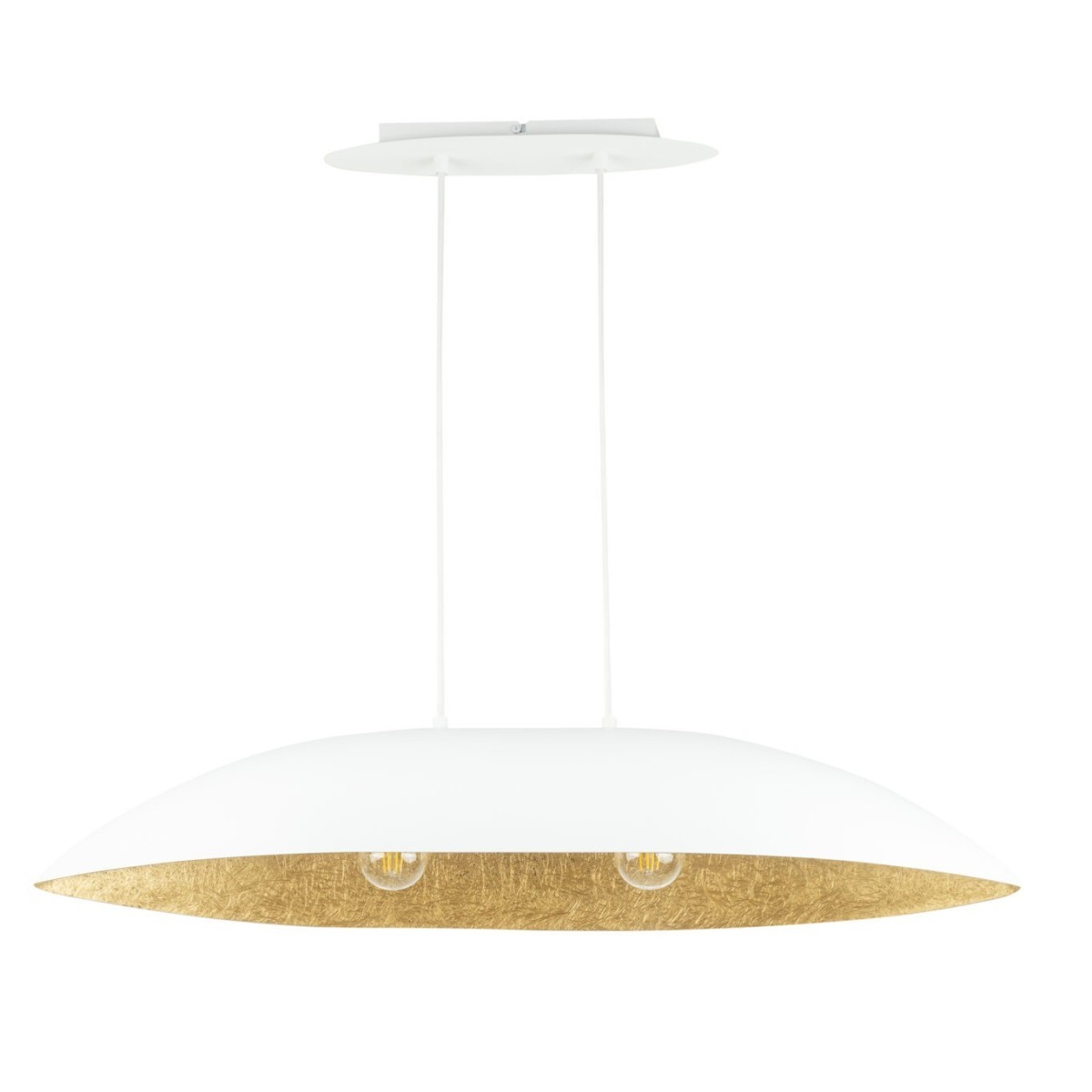 lampa wisząca Gondola kolor biały / złoty polska produkcja