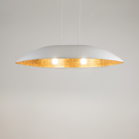 lampa wisząca Gondola kolor biały / miedziany polska produkcja