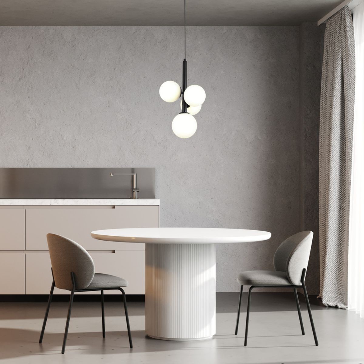 lampa wisząca Perla kolor biały polska produkcja