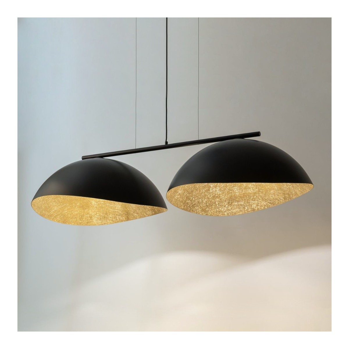 lampa wisząca Solar kolor czarny / złoty polska produkcja