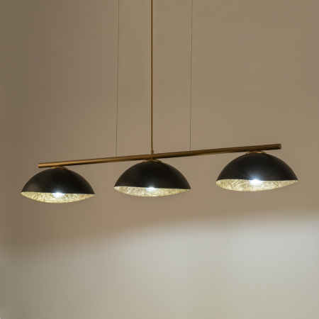 lampa wisząca Solar kolor czarny / złoty polska produkcja