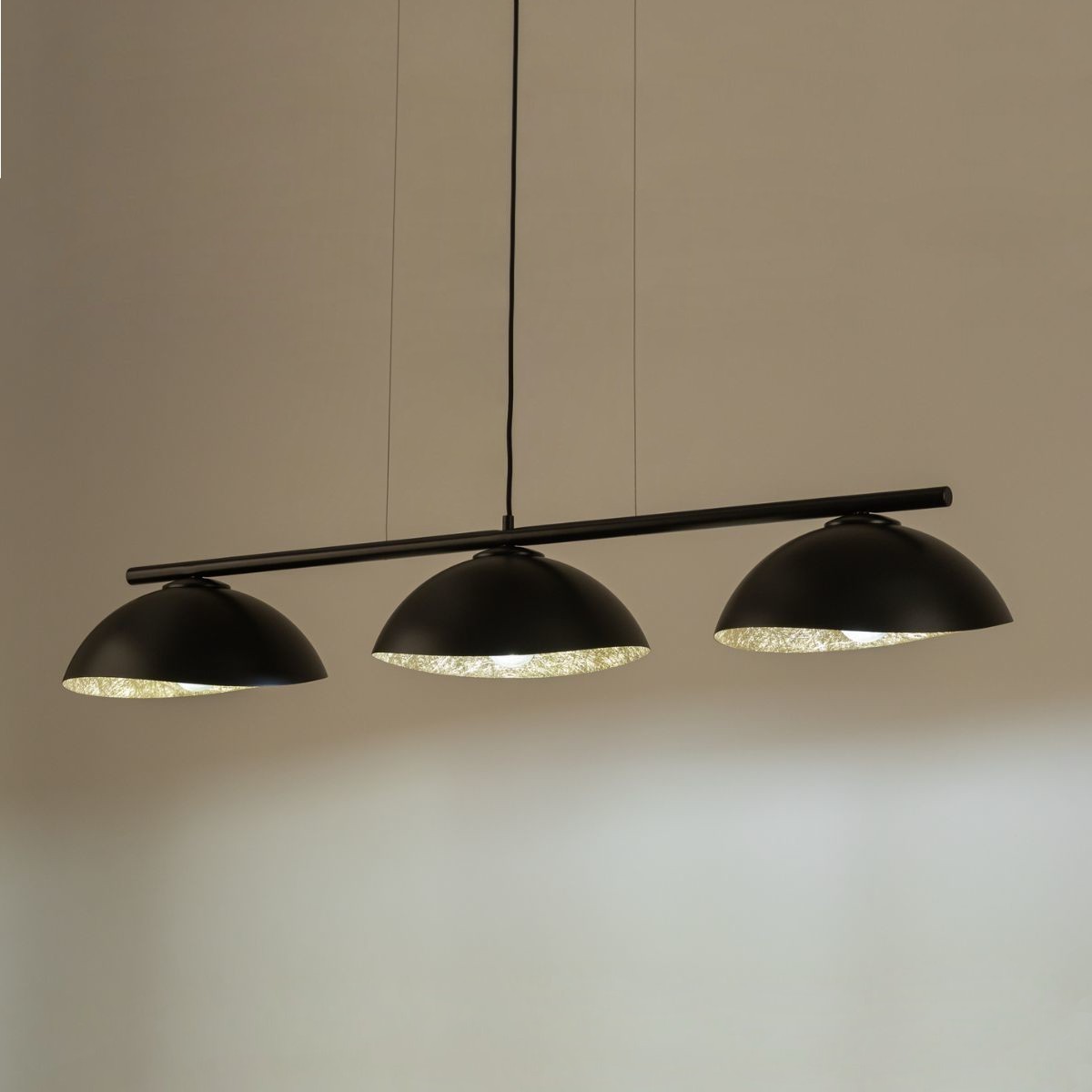 lampa wisząca Solar kolor czarny / złoty polska produkcja