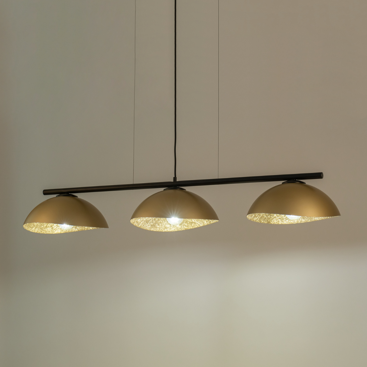 lampa wisząca Solar kolor złoty polska produkcja