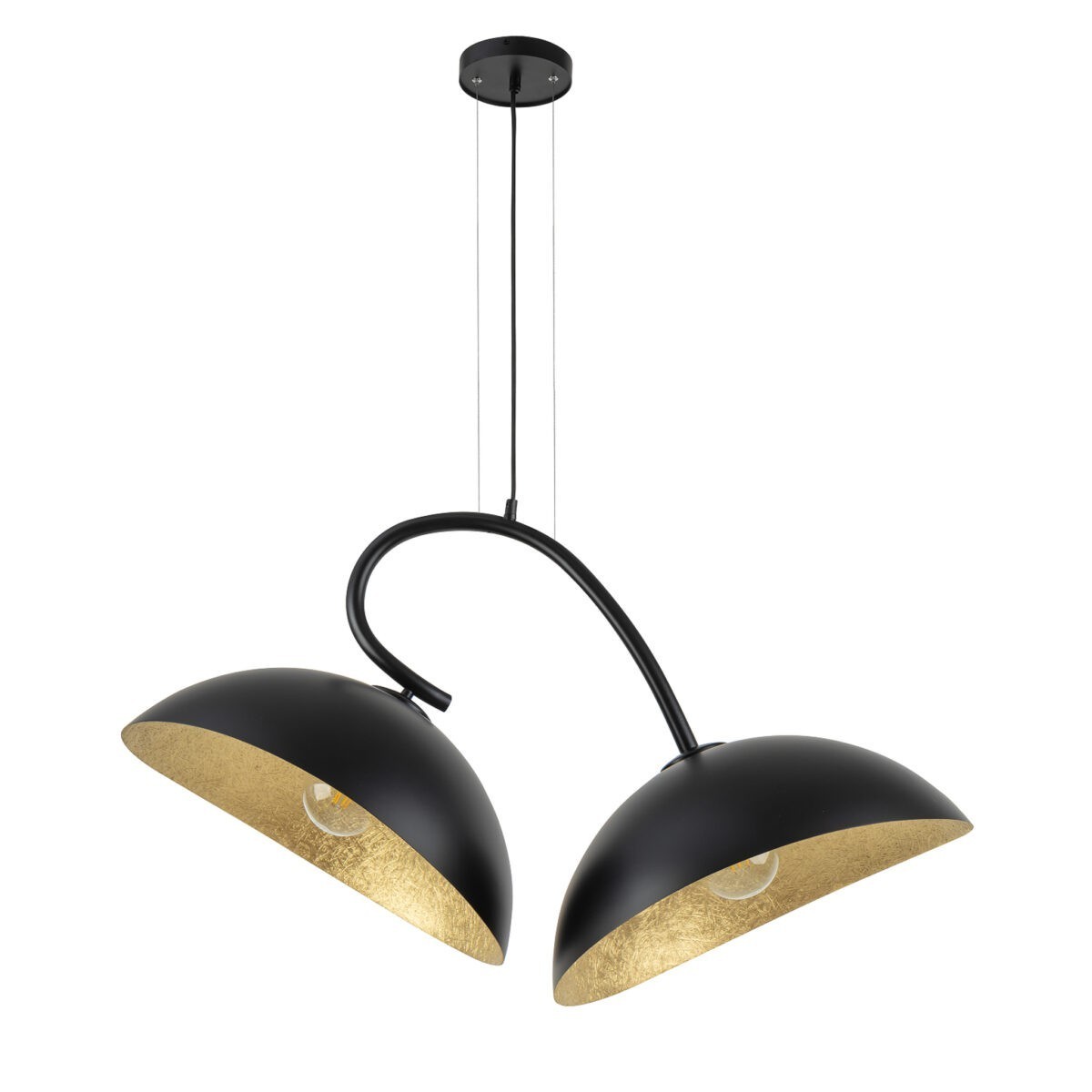 lampa wisząca Space kolor czarny / złoty polska produkcja