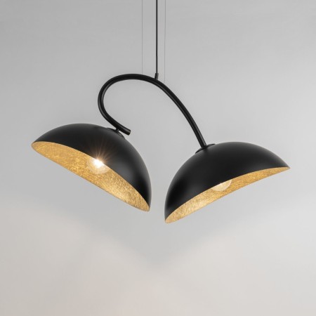 lampa wisząca Space kolor czarny / złoty polska produkcja