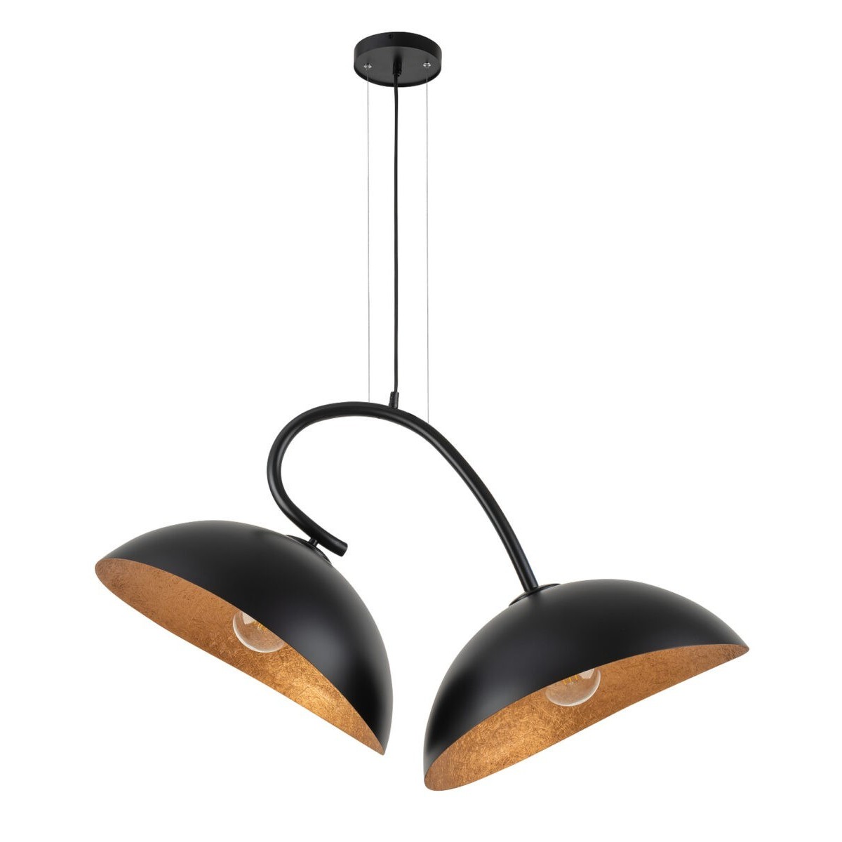 lampa wisząca Space kolor czarny / miedź polska produkcja