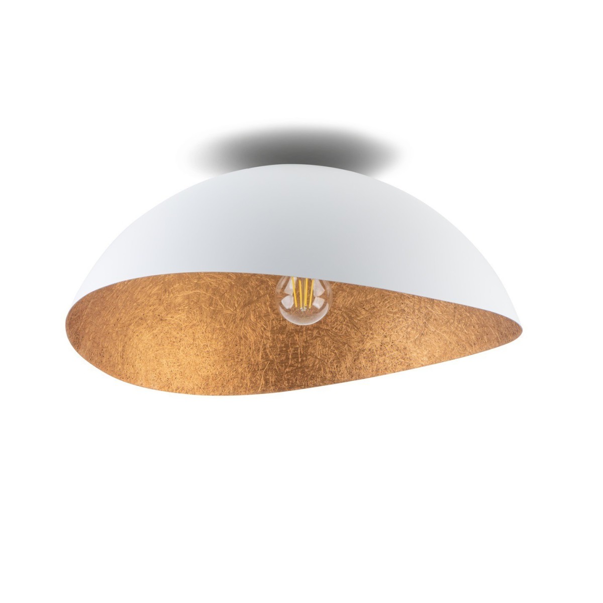 plafon Solaris kolor biały / miedziany polska produkcja