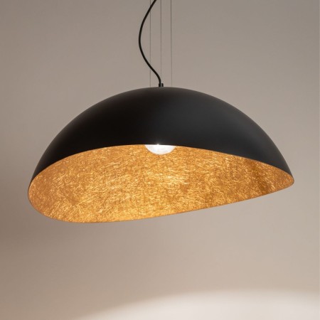 lampa wisząca Solaris kolor czarny / miedź polska produkcja