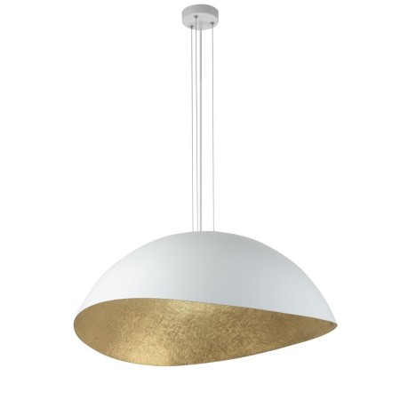 lampa wisząca Solaris kolor biały / złoty polska produkcja