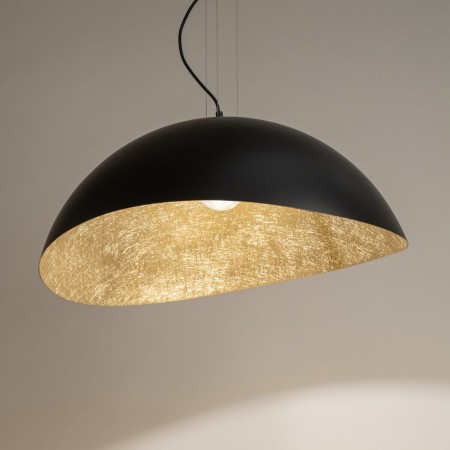 lampa wisząca Solaris kolor czarny / złoty polska produkcja