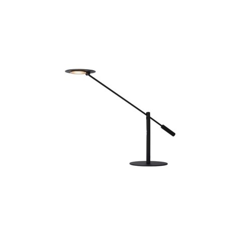 Lucide 19666/09/30 ANSELMO - Lampa biurkowa - 18 cm - Ściemniacz LED - 1x9W 3000K - Czarny