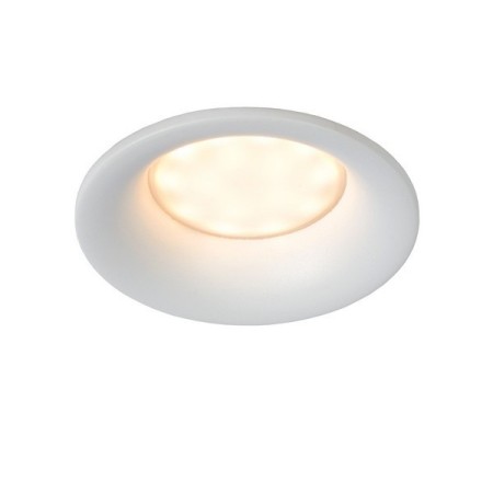 Lucide 09923/01/31 ZIVA - Reflektor wpuszczany łazienkowy - 8.4 cm - 1xGU10 - IP44 - Biały