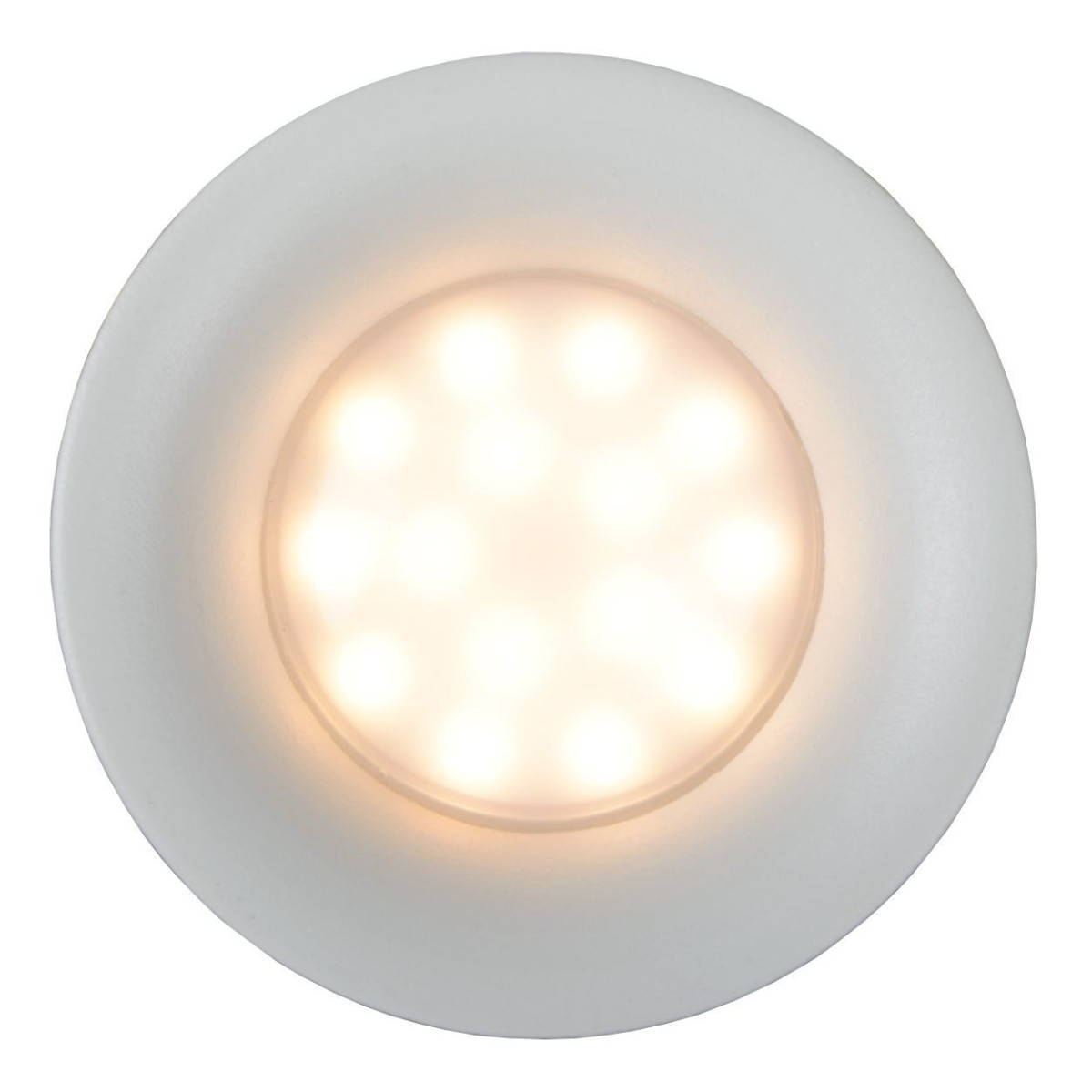 Lucide 09923/01/31 ZIVA - Reflektor wpuszczany łazienkowy - 8.4 cm - 1xGU10 - IP44 - Biały