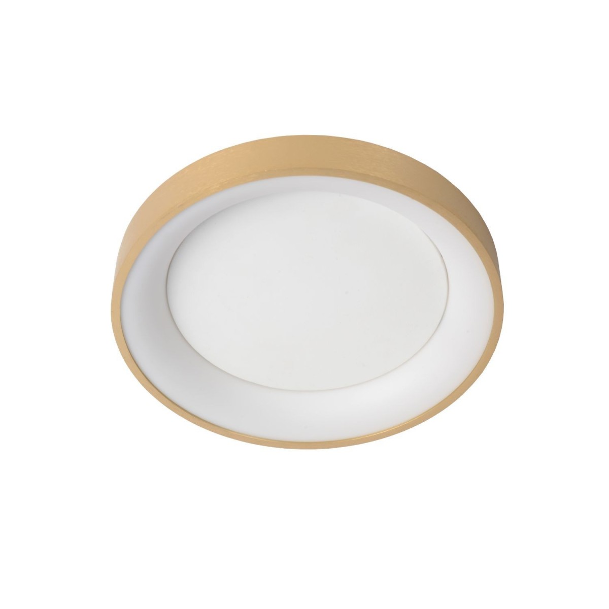 Lucide 46103/20/02 VIDAL - Lampa sufitowa wpuszczana - 28 cm - LED Dim. - 1x20W 2700K - Matowe złoto - Mosiądz
