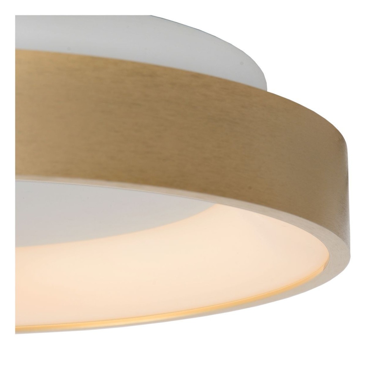 Lucide 46103/20/02 VIDAL - Lampa sufitowa wpuszczana - 28 cm - LED Dim. - 1x20W 2700K - Matowe złoto - Mosiądz