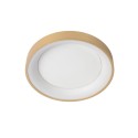 Lucide 46103/20/02 VIDAL - Lampa sufitowa wpuszczana - 28 cm - LED Dim. - 1x20W 2700K - Matowe złoto - Mosiądz