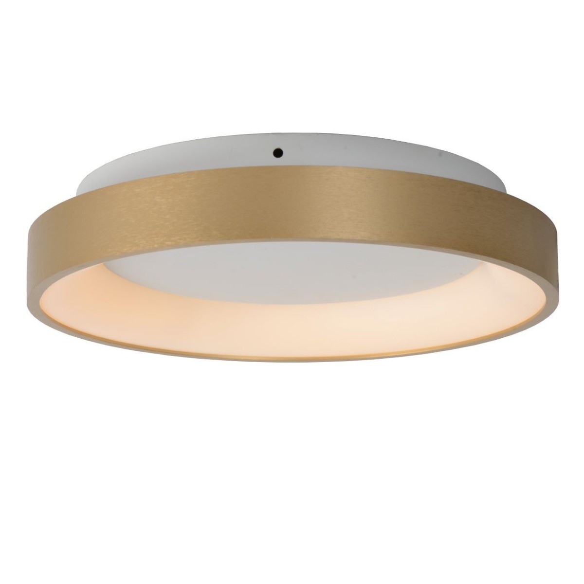 Lucide 46103/20/02 VIDAL - Lampa sufitowa wpuszczana - 28 cm - LED Dim. - 1x20W 2700K - Matowe złoto - Mosiądz