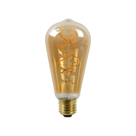 Lucide 49034/04/62 CZUJNIK ZMIERZCHU ST64 - Żarówka żarnikowa - 6.4 cm - LED - E27 - 1x4W 2200K - Czujnik dzień-noc - Burszty…