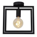 Lucide 00126/01/30 LUUK - Lampa sufitowa wpuszczana - 1xE27 - Czarna