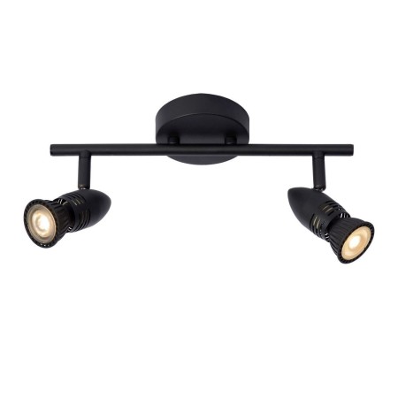 Lucide 13955/02/30 CARO - Reflektor sufitowy - 2xGU10 - Czarny