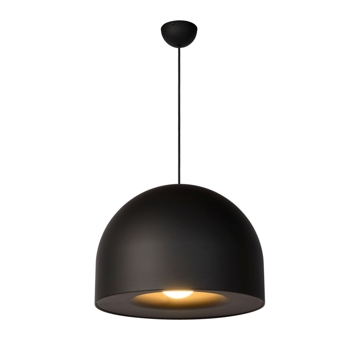 Lucide 20421/01/30 AKRON - Lampa wisząca - 50 cm - 1xE27 - Czarny | Premium