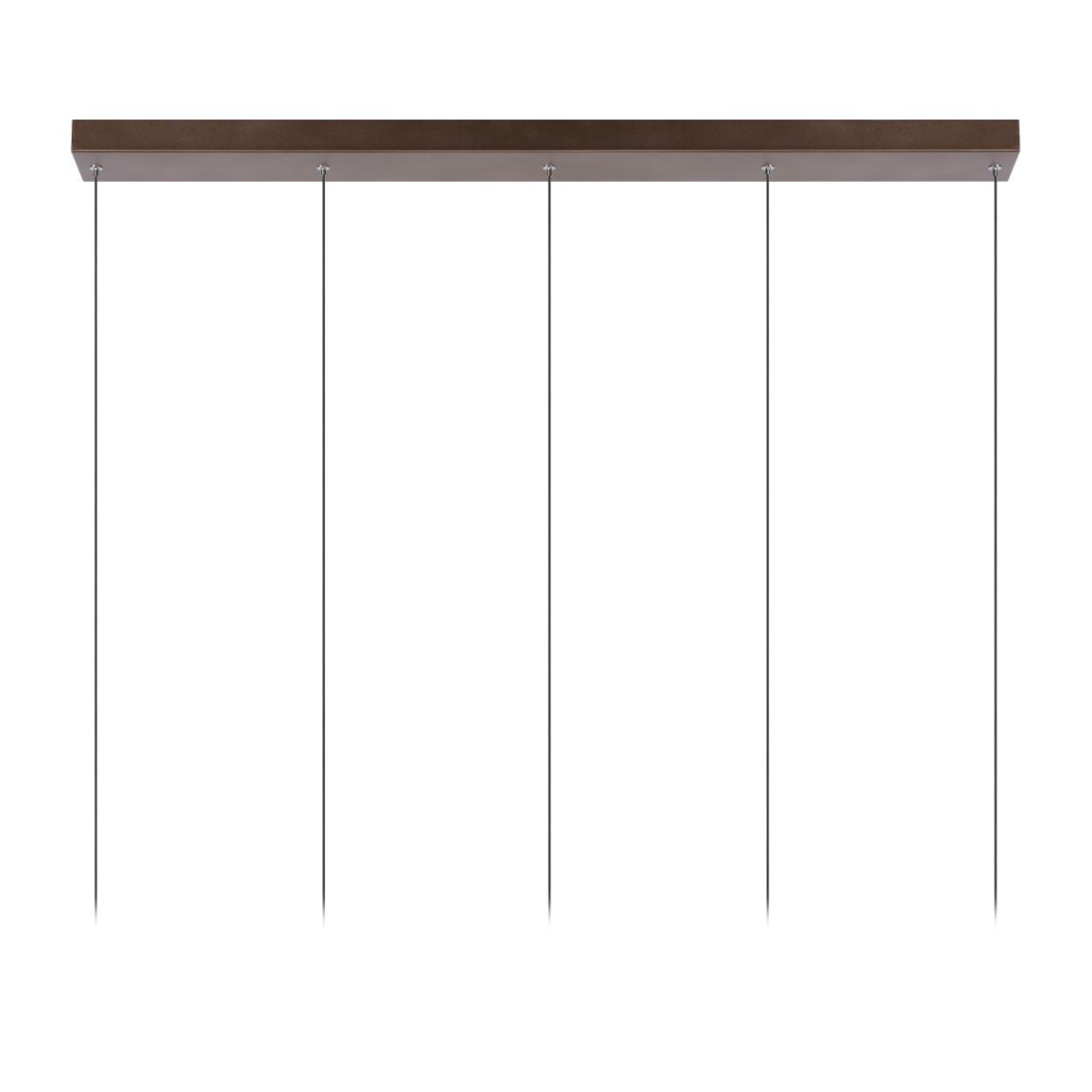 Lucide 24402/30/96 MARGARY - Lampa wisząca - LED ściemnialna - 5x4.2W 2700K - Kawa