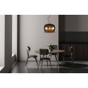 Lucide 45401/40/65 OLIVIA - Lampa wisząca - 40 cm - 3xE27 - Szary dymny