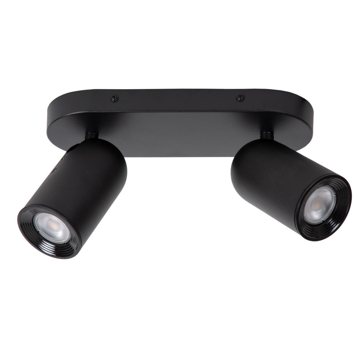 Lucide 13958/02/30 PUNCH - Reflektor sufitowy - 2xGU10 - Czarny