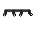 Lucide 13958/04/30 PUNCH - Reflektor sufitowy - 4xGU10 - Czarny